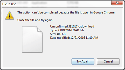 open crdownload file