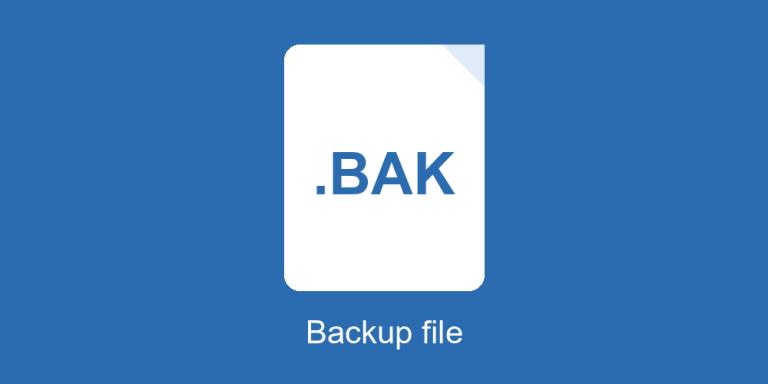 .bak file icon